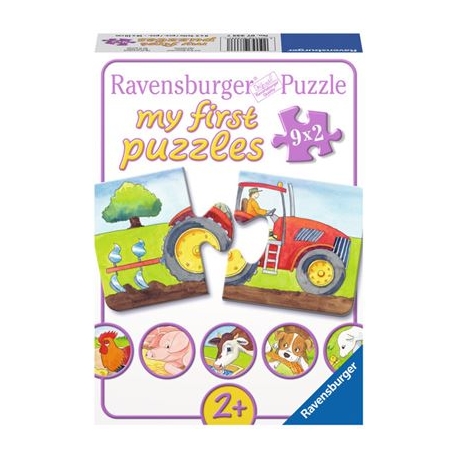 Ravensburger Puzzle - my first Puzzle - Auf dem Bauernhof, 9x2 Teile