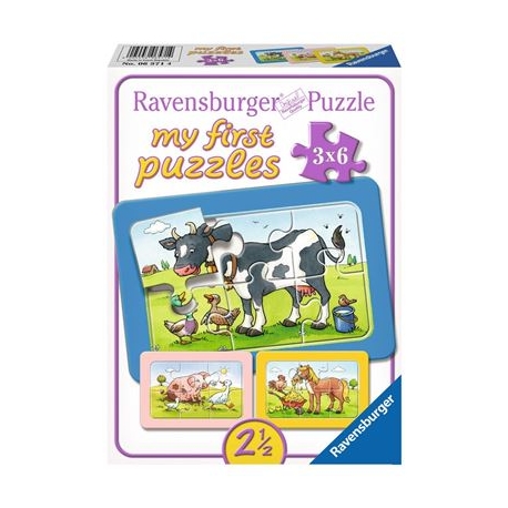 Ravensburger Puzzle - my first Puzzle - Gute Tierfreunde, 6 Teile