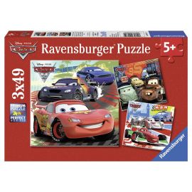 Ravensburger Puzzle - Cars 2 - Weltweiter Rennspaß, 3 x 49 Teile