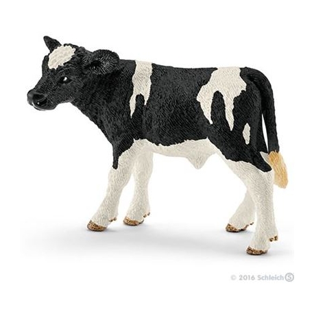 Schleich - World of Nature - Farm Life - Bauernhoftiere - Kalb Schwarzbunt