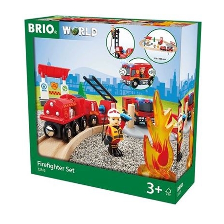 BRIO Bahn - Feuerwehr Set