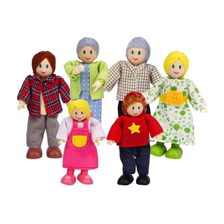 Hape - Puppenfamilie - Helle Hautfarbe