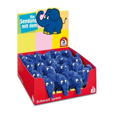 Schmidt Spiele Plüsch - Die Sendung mit dem Elefanten - Elefant, 12cm Display