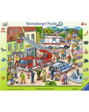 Ravensburger Puzzle - Rahmenpuzzle - 110, 112 - Eilt herbei, 24 Teile