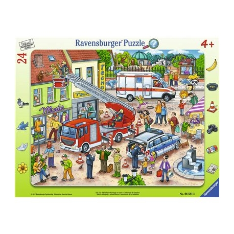 Ravensburger Puzzle - Rahmenpuzzle - 110, 112 - Eilt herbei, 24 Teile