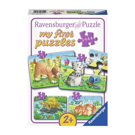 Ravensburger Puzzle - my first Puzzle - Niedliche Haustiere, 8 Teile