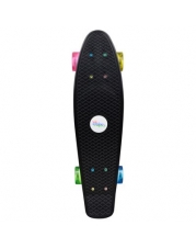 No Rules - Skateboard fun NEON mit Leuchtrollen