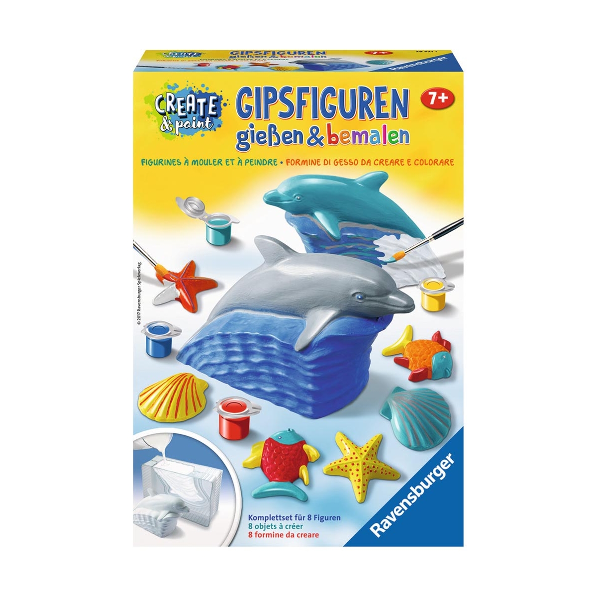 Ravensburger Spiel - Gipsfiguren gießen - Delfin