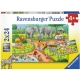 Ravensburger Puzzle - Zoo, 2x24 Teile