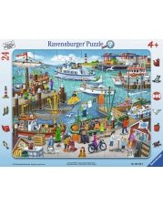 Ravensburger Puzzle - Ein Tag am Hafen, 24 Teile