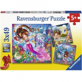 Ravensburger Puzzle - Bezaubernde Meerjungfrauen, 49 Teile