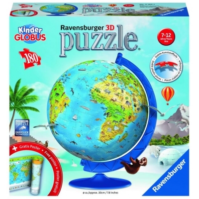 Ravensburger 111602 Puzzleball Kindererde deutsch 180 Teile