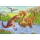 Ravensburger 05030 Puzzle: Spielende Dinos 2x24 Teile