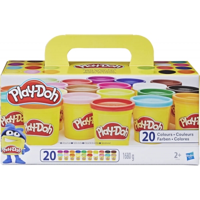 Hasbro A7924EUC Play-Doh Super Farbenset (20er Pack)