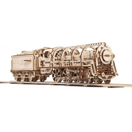 UGEARS Locomotive + Tender