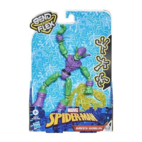 Mukk Spielwaren Munster Hasbro Marvel Spider Man Bend And Flex Gruner Kobold Hasbro 501099379