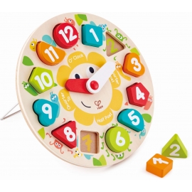 Hape - Steckpuzzle Uhr, 13 Teile