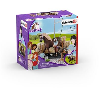 Schleich - Horse Club - Waschplatz mit Horse Club Emily und Luna