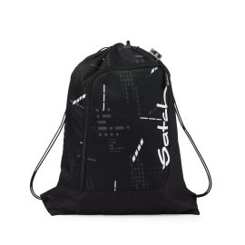 satch Gym Bag Ninja Matrix black, reflective,