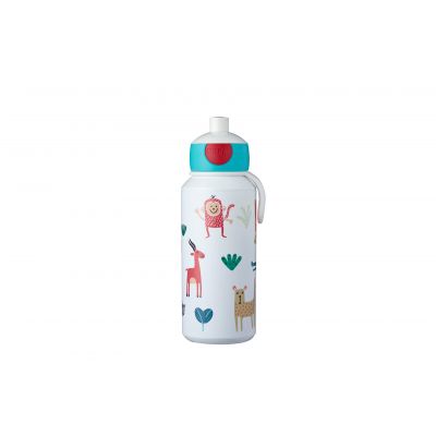 trinkflasche pop-up campus 400 ml - animal friends