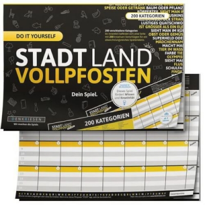 Denkriesen- Stadt Land Vollpfosten- Do it yourself