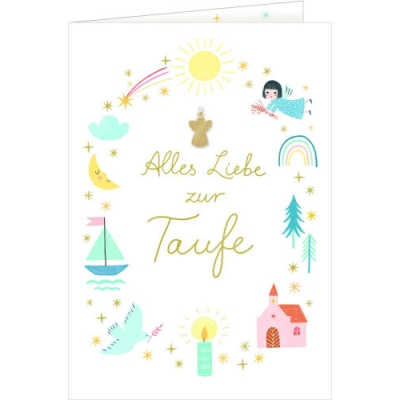 Grußkarte - Alles Liebe Zur Taufe (