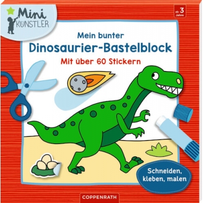 Mein Bunter Dinosaurier-Bastelbl