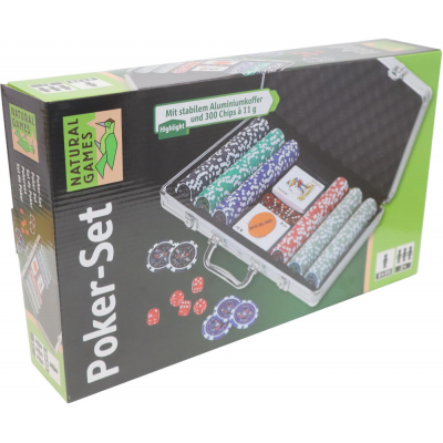 Natural Games Poker - Set im Alu