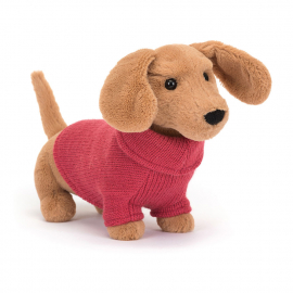 Sweater Sausage Dog Yellow