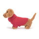 Sweater Sausage Dog Yellow