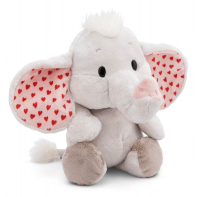 Kuscheltier Love Elefant hellgra